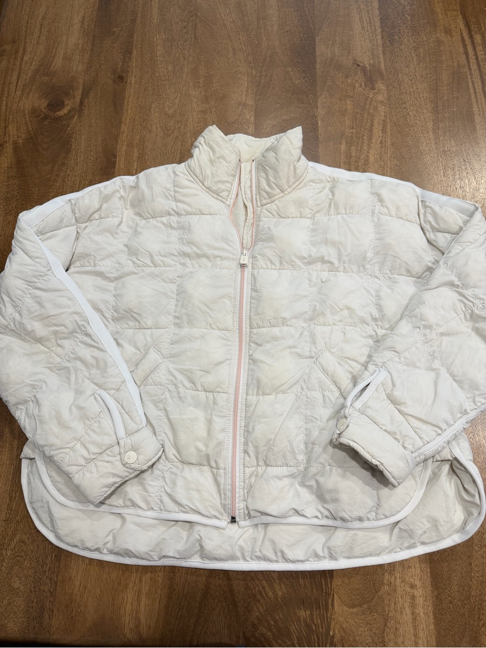 Free people Quilted Zip-Up Jacket